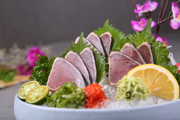 salad with ham and cheese