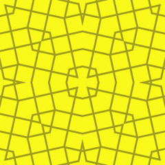 Obraz premium Pattern tile, ornate geometric pattern and two-tone abstract background