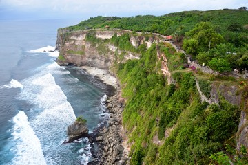 Ocean coast in Bali (Uluwatu)