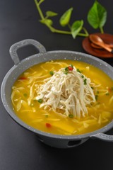 pasta with pesto sauce