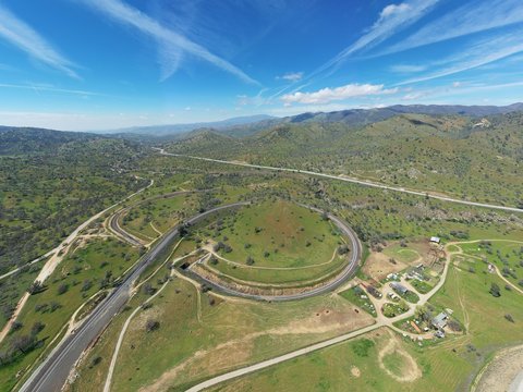 Aerial View of the Tehachapi Loop