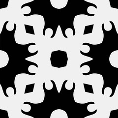 Pattern tile, ornate geometric pattern and two-tone abstract background