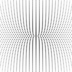 Halftone geometric round dot pattern background design