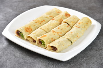 bread with cheese and chives