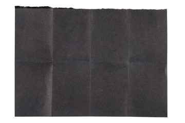 Folded Black Paper