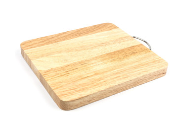 Cutting board isolated on white background.