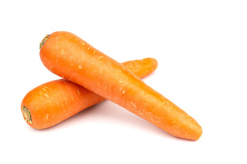 Carrot isolated on the white background.