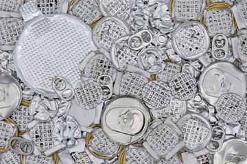 Aluminum pieces for recycling