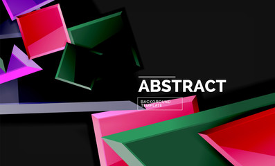 Shiny style geometric background