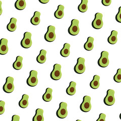 fresh avocados vegetables pattern