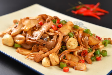pasta with meat and vegetables
