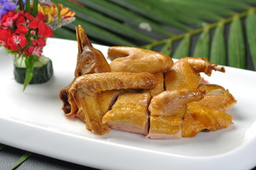 grilled chicken with vegetables