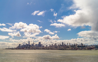 Naklejka premium San Francisco skyline horizontal