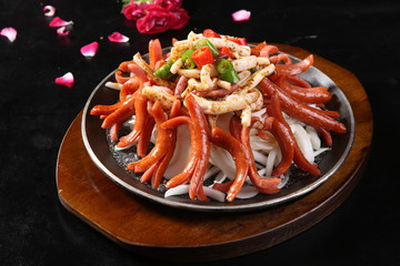 salad with shrimps