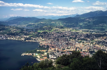 Fototapeta premium Lugano, Switzerland