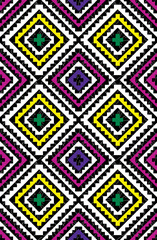 seamless colorful geometric pattern
