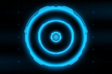 Abstract Technology Futuristic Interface.Element of digital UI.vector and illustration