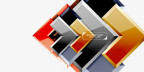 Abstract arrows composition background