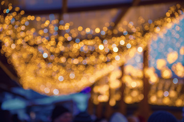 Christmas abstract bokeh