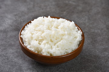 white rice in a bowl