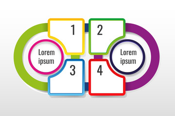 infographic pattern for business information,presentation.vector and illustration