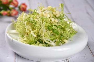 fresh salad in a bowl
