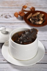 cup of coffee and beans