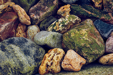 stones in water