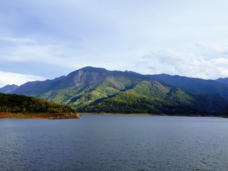 lake in the mountains