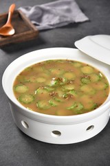 bowl of vegetable soup