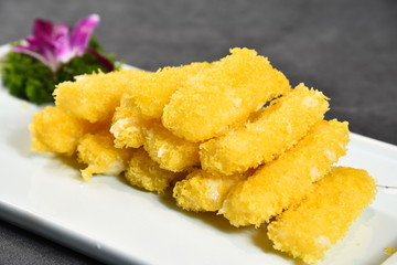 fried chicken on plate