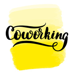  brush lettering coworking