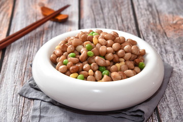 beans in a bowl