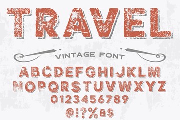 Script Font Typeface vintage script font Vector typeface for labels and any type designs