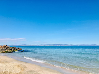 Fototapeta premium Beautiful View To The Sea In Pomorie, Bulgaria.