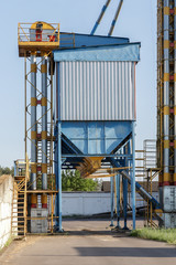 Grain processing complex intended for coarse purification, drying up