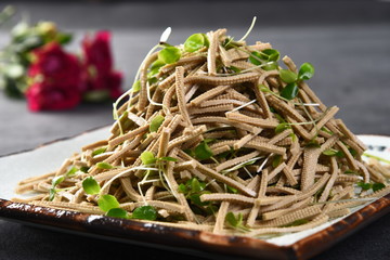 green beans with soy sauce