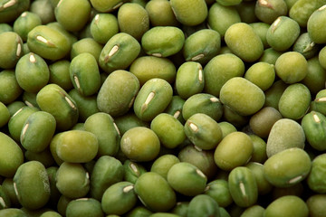 Green bean or mung bean background.Food nature texture .Background