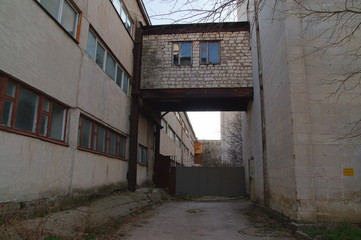 Fototapeta na wymiar abandoned factory building