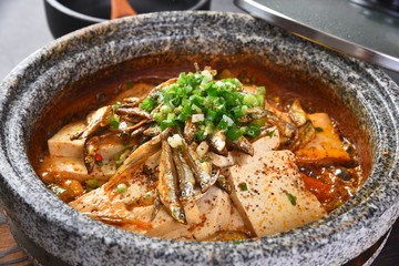 soup with meat and vegetables