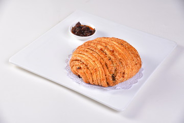 croissant on a plate