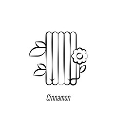 coffee cinnamon hand draw icon. Element of coffee illustration icon. Signs and symbols can be used for web, logo, mobile app, UI, UX