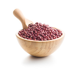 Red adzuki beans.
