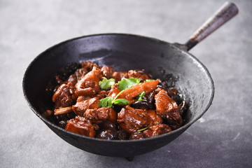 meat with vegetables