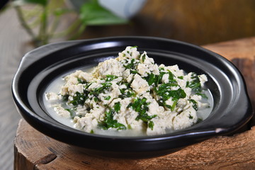 fresh salad in a bowl