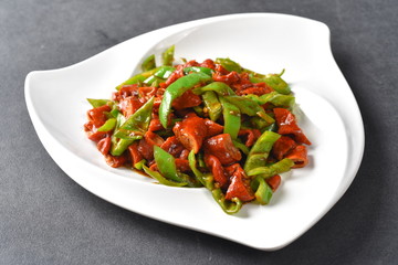 fresh salad on a plate