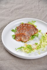 fried fish with vegetables