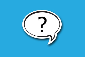 question mark talk bubble