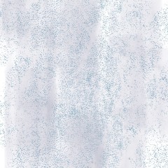 Rough light grey background with blue scratches. Blue splashes, spots on white. Repeat motifs. Abstract pattern for design, cover, surface, textile, decoupage, fabric. Overlay effect.