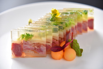 salad with smoked salmon